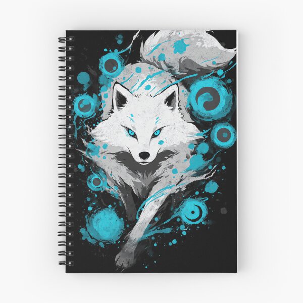 Item preview, Ghostly Pale Kitsune with Blue Aura designed and sold by Piotrek0001.