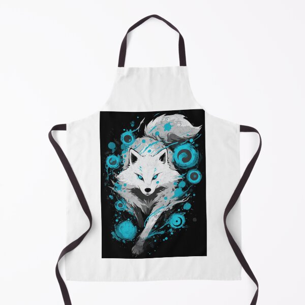 Item preview, Ghostly Pale Kitsune with Blue Aura designed and sold by Piotrek0001.