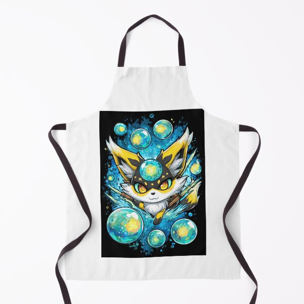 Item preview, Bright Eyed Yellow Spirit Fox with Bubbles designed and sold by Piotrek0001.