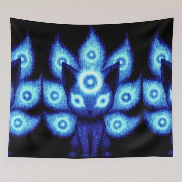 Item preview, Multi-Tailed Awakened Blue Fox God designed and sold by Piotrek0001.