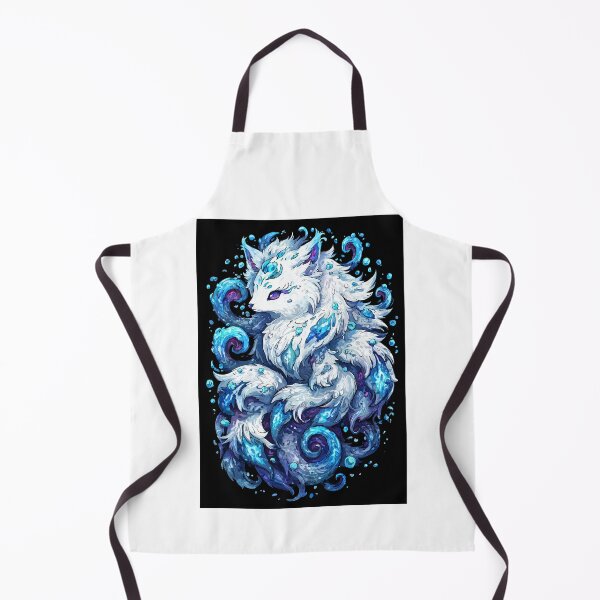 Item preview, Fluffy White Divine Fox with Spirit Orbs designed and sold by Piotrek0001.