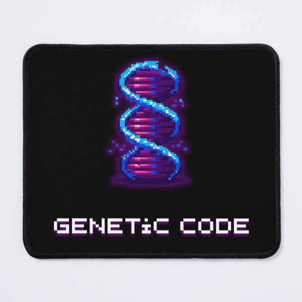 Item preview, Genetic Code - Vaporwave DNA Helix Pixel Art designed and sold by JonyDG.