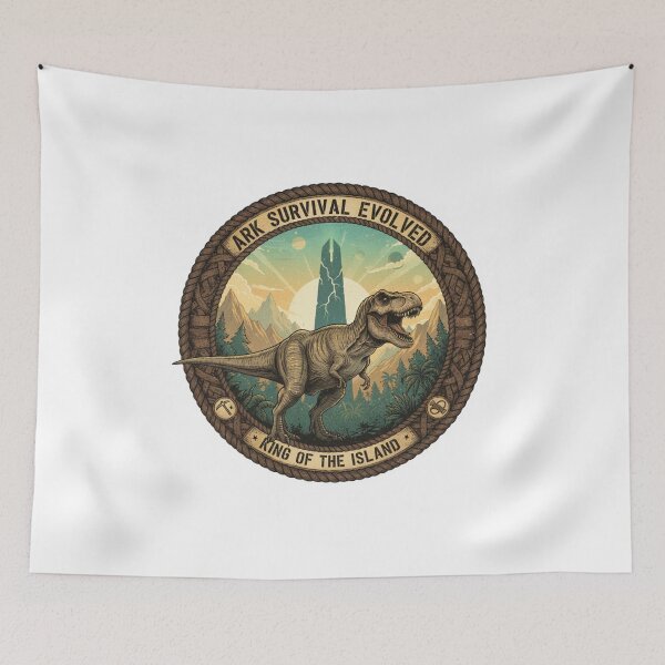 Item preview, ARK Survival Evolved Vintage King of the Island T-Rex designed and sold by MarElfArtelier.
