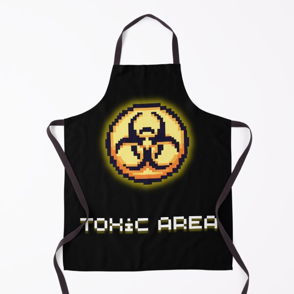 Item preview, Toxic Area - Yellow Biohazard Warning Pixel Art designed and sold by JonyDG.