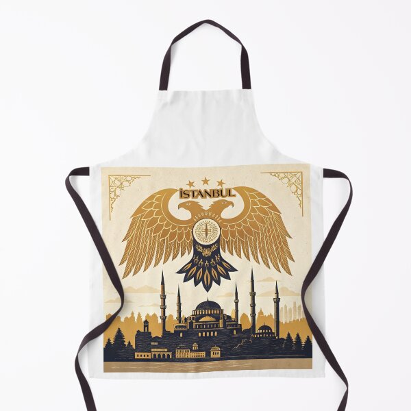 Item preview, Istanbul Cityscape - Byzantine Double-Headed Eagle and Hagia Sophia designed and sold by asliberry.