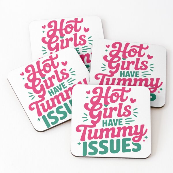 Item preview, Hot Girls Have Tummy Issues designed and sold by Krzepcia.