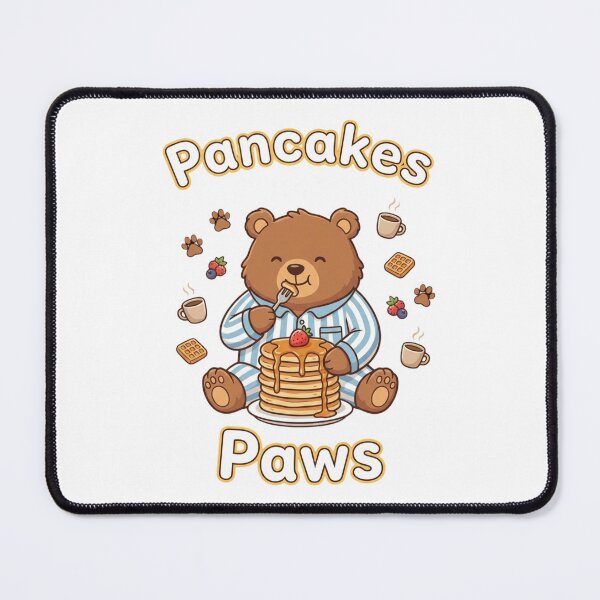 Item preview, Kawaii Pancakes and Paws Bear Cute Mascot for Animal Lover designed and sold by chattsuede.