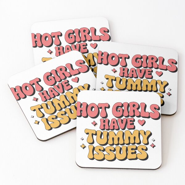 Item preview, Hot Girls Have Tummy Issues designed and sold by Krzepcia.