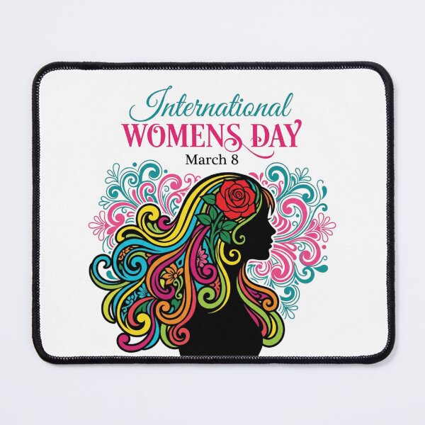 Item preview, International Women's Day March 8th Vibrant Floral Graphic for Her designed and sold by chattsuede.