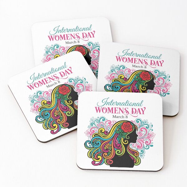 Item preview, International Women's Day March 8th Vibrant Floral Graphic for Her designed and sold by chattsuede.
