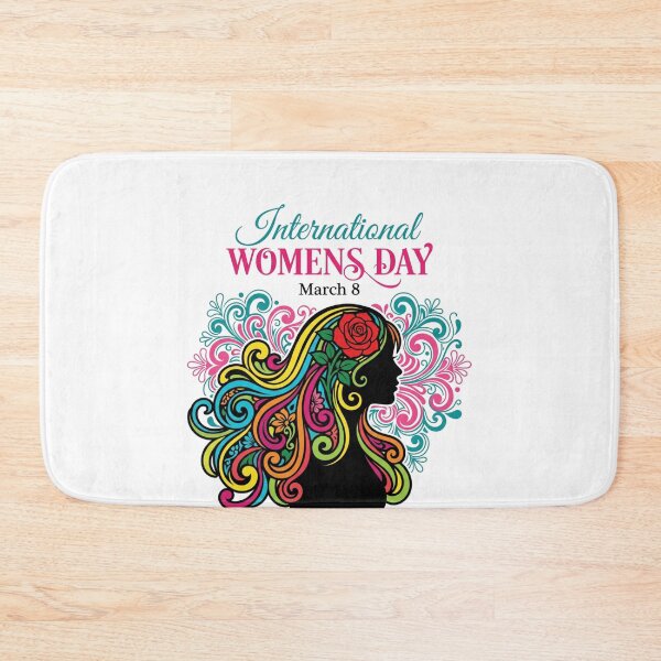 Item preview, International Women's Day March 8th Vibrant Floral Graphic for Her designed and sold by chattsuede.