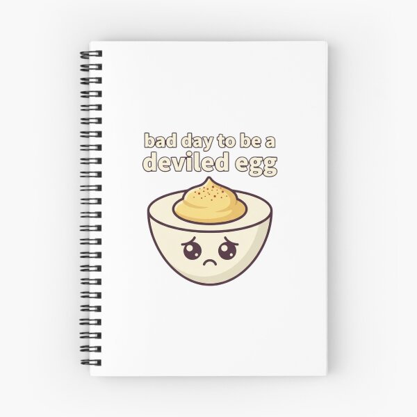 Item preview, Bad Day To Be A Deviled Egg Funny Food Mascot designed and sold by chattsuede.