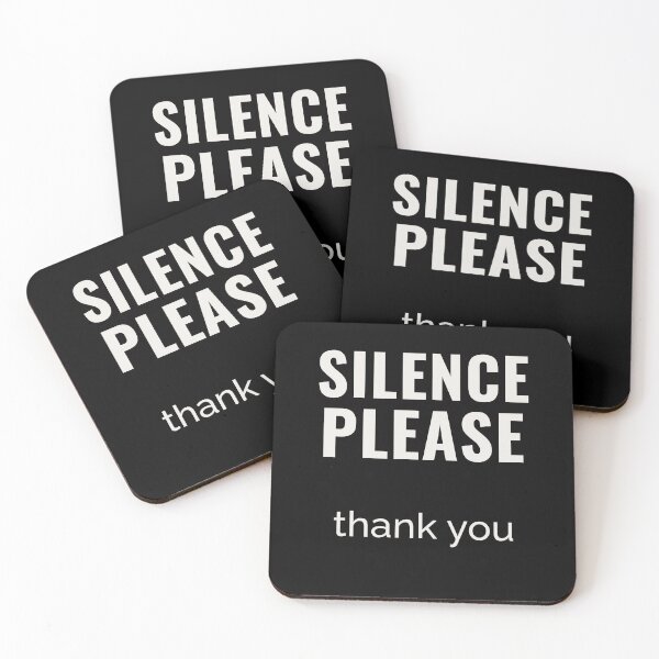 Item preview, Silence Please Thank You Shirt designed and sold by Dworkin.