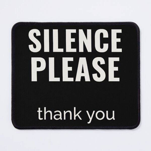 Item preview, Silence Please Thank You Shirt designed and sold by Dworkin.