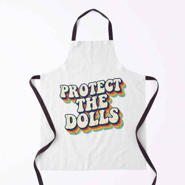 Item preview, Protect The Dolls Retro Vintage Typography for Feminist Advocates designed and sold by chattsuede.