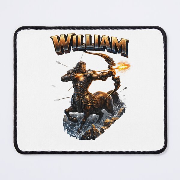 Item preview, William Sagittarius – Zodiac Archer Warrior Fantasy Name Art designed and sold by AlexLineArt.