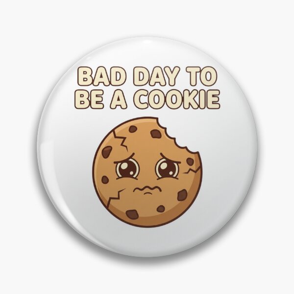 Item preview, Bad Day To Be A Cookie Funny Kawaii Mascot for Foodies designed and sold by chattsuede.