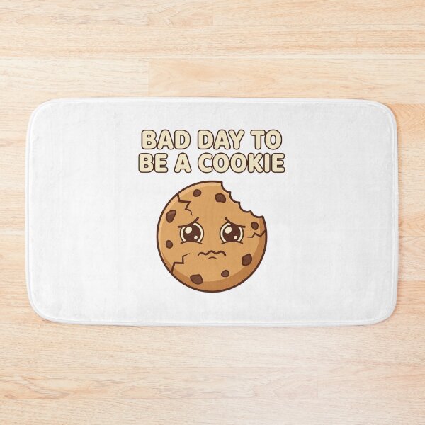 Item preview, Bad Day To Be A Cookie Funny Kawaii Mascot for Foodies designed and sold by chattsuede.