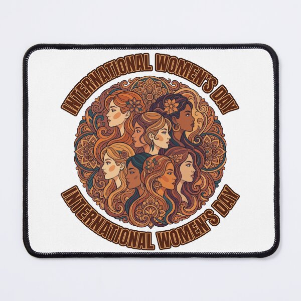 Item preview, International Women's Day Floral Mandala Art for Empowered Women designed and sold by chattsuede.
