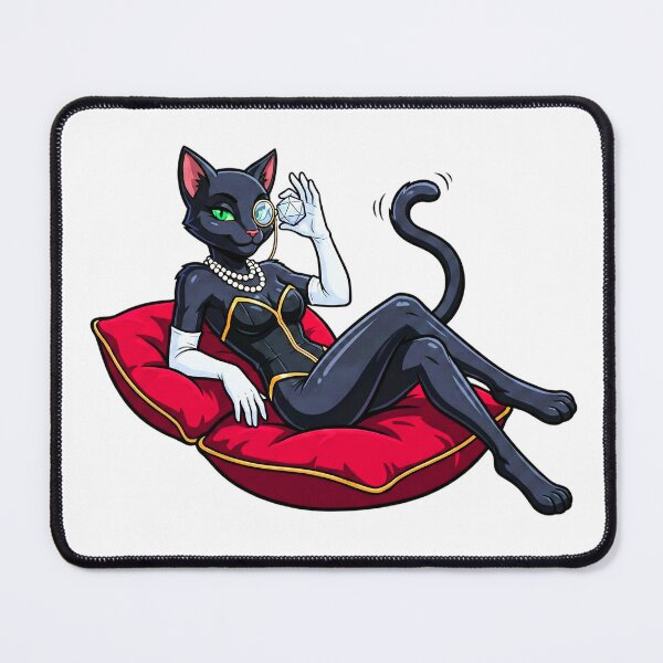 Item preview, Elegant Avarice: High-Society Cat Diva designed and sold by SkinnyFlatWhite.
