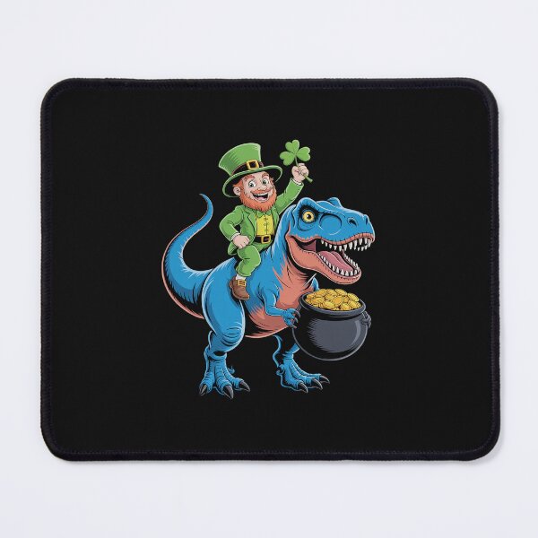 Item preview, St Patricks Day Dinosaur T Rex Leprechaun Kids Boys Girls designed and sold by nicomitchell.