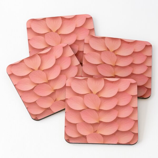 Item preview, Blushing Petal Layers – Realistic Peach-Pink Floral Texture designed and sold by EmeraldeaArt.