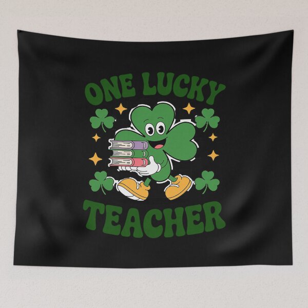 Item preview, St Patrick Day Shamrock One Lucky Teacher Saint Pattys designed and sold by nicomitchell.