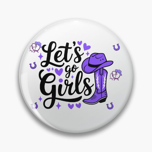 Item preview, Let's go Girls - Purple designed and sold by mollytakacs.