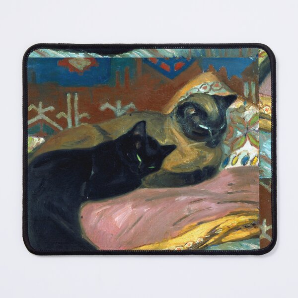 Item preview, Theophile Steinlen - Two Cats Lying on a Sofa designed and sold by Jon-Baran.