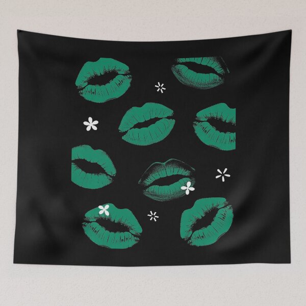 Item preview, St Patricks Day Big Kisses Hot Green Kiss Lips Lipstick designed and sold by nicomitchell.