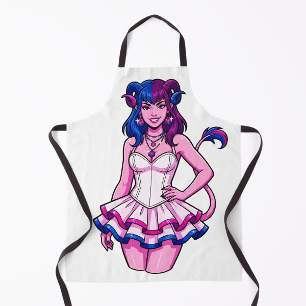 Item preview, Bi-Conic Critical Hit: Bisexual Pride Tiefling Dice Diva designed and sold by SkinnyFlatWhite.