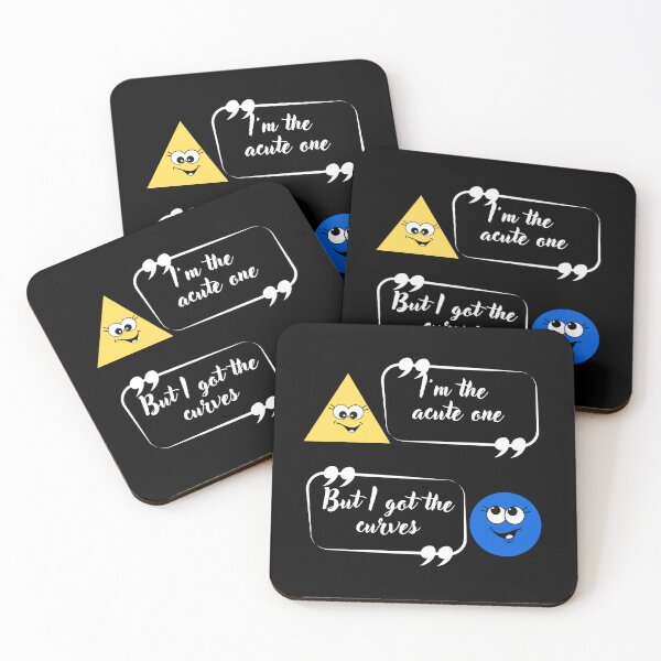 Item preview, MATH EMOJI - ACUTE AND CURVES designed and sold by JustMathIt.