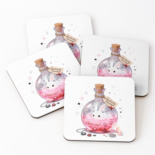 Item preview, Ghost Bunny – Pink Potion designed and sold by Jungle Mantis.
