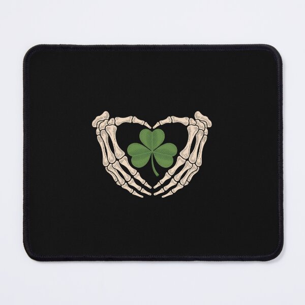 Item preview, Skeleton Hand Heart Shamrock St Patricks Day Saint Paddys  designed and sold by nicomitchell.