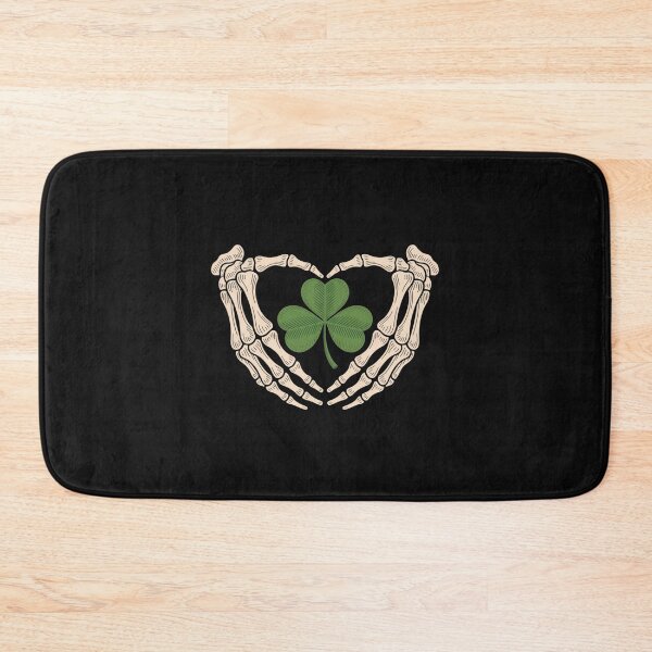 Item preview, Skeleton Hand Heart Shamrock St Patricks Day Saint Paddys  designed and sold by nicomitchell.