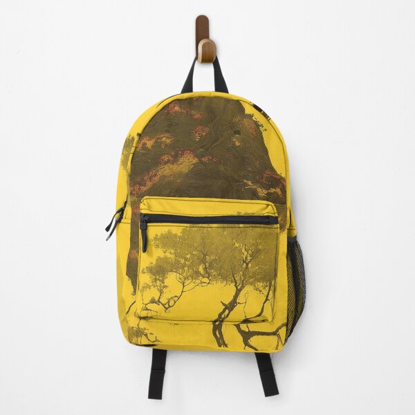 Item preview, Minimalist Yellow Ink Wuxia Landscape designed and sold by R&B Art and design.