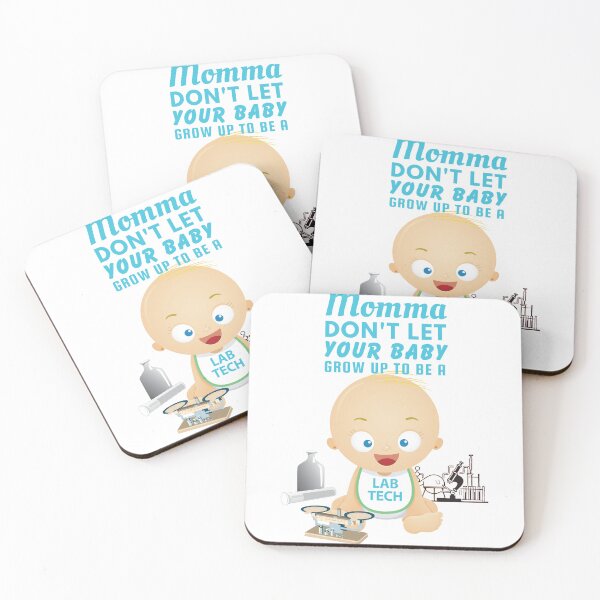 Item preview, Funny Lab Tech Gift – Mommas Don’t Let Your Babies Become Lab Rats designed and sold by SnarkSharks.