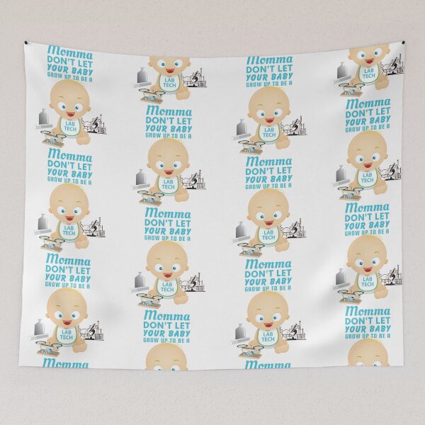 Item preview, Funny Lab Tech Gift – Mommas Don’t Let Your Babies Become Lab Rats designed and sold by SnarkSharks.