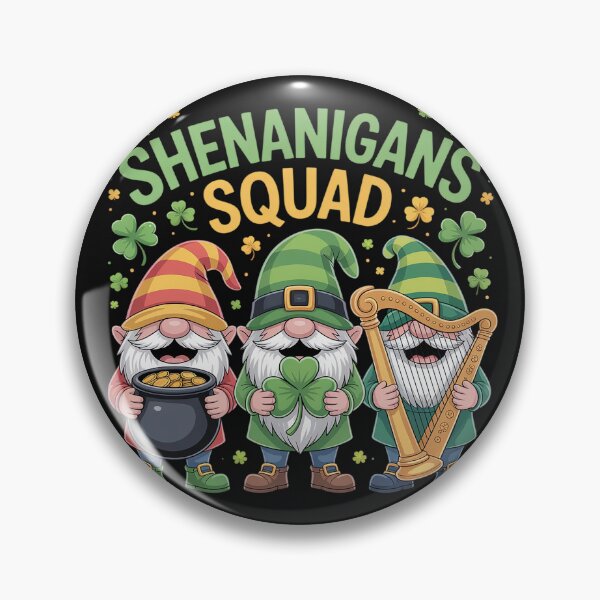 Item preview, Shenanigans Squad St Patricks Day Gnomie Gnome Women Kids  designed and sold by nicomitchell.
