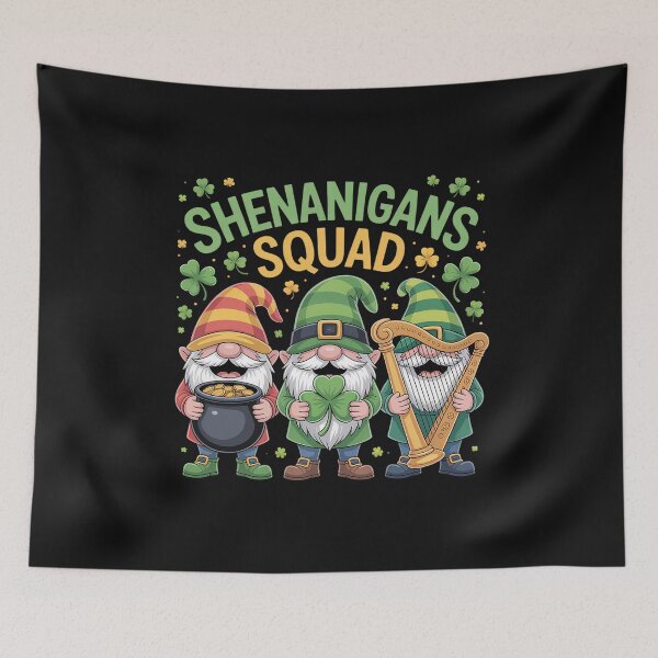 Item preview, Shenanigans Squad St Patricks Day Gnomie Gnome Women Kids  designed and sold by nicomitchell.
