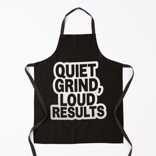 Item preview, Quiet Grind Loud Results – Motivational Mindset Quote Sticker designed and sold by MyDesigneStore.