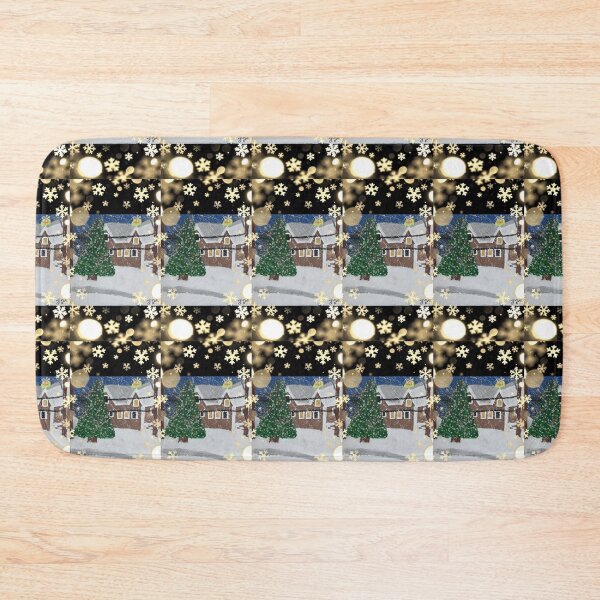 Item preview, Christmas Snowy Night Village  designed and sold by Colorsoflove613.