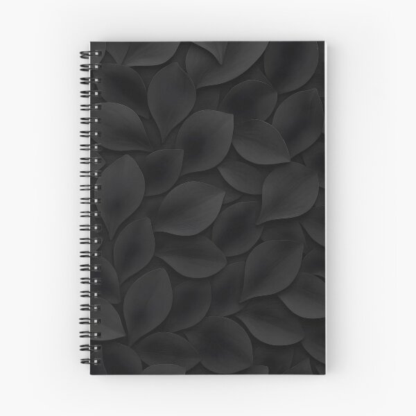 Item preview, Midnight Petal Layers – Realistic Black Floral Texture designed and sold by EmeraldeaArt.