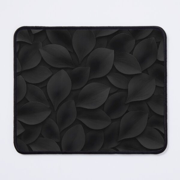 Item preview, Midnight Petal Layers – Realistic Black Floral Texture designed and sold by EmeraldeaArt.