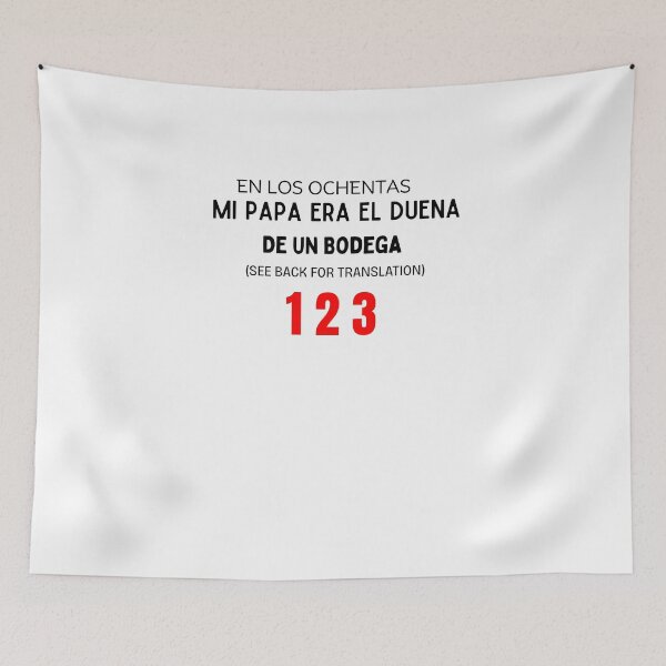 Item preview, En Los Ochentas Mi Papa Era El Dueno De Una Bodega designed and sold by Black & Aura .