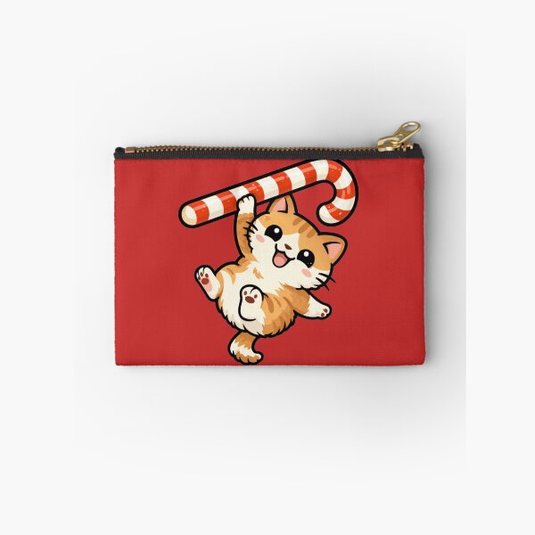 Item preview, Funny Candy Cane Cat | Playful Christmas Kitten designed and sold by Shtex.