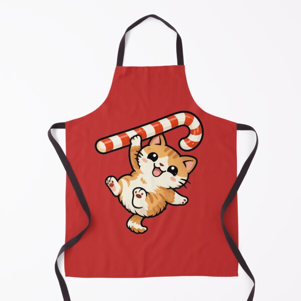 Item preview, Funny Candy Cane Cat | Playful Christmas Kitten designed and sold by Shtex.