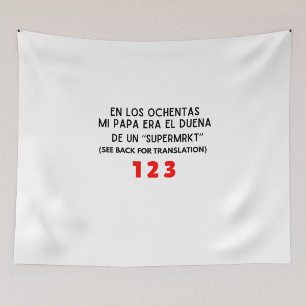 Item preview, En Los Ochentas Shirt Mi Papa Era Dueno De Un Supermrkt designed and sold by Black & Aura .