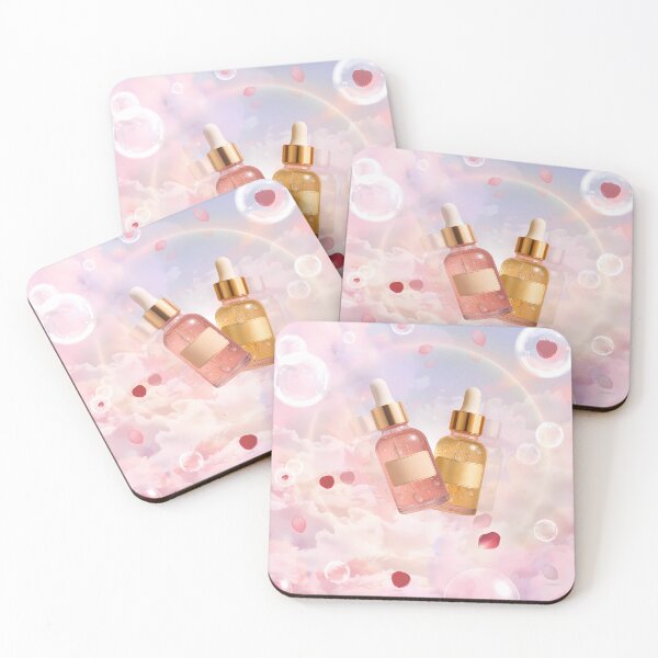 Item preview, Luxury Dual Serums in Pink and Gold Clouds designed and sold by melissafc.