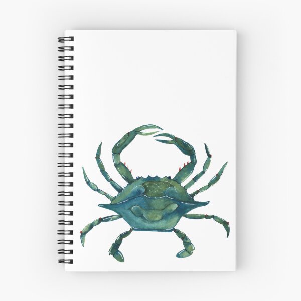 Item preview, Watercolor Turquoise Crab designed and sold by SaskyaFate.
